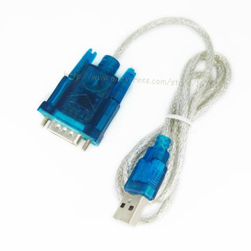 Cable de conversion usb vers rs232 db9 serie 9 pin 0.80m 3 feet cable-146/2 HL-340 ECLATS DESTOCKAGE