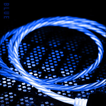 Câble données charge rapide 3A LED USB Type C USB-C pour IPhone 6 8 X Chargeur MicroUSB ECLATS DESTOCKAGE