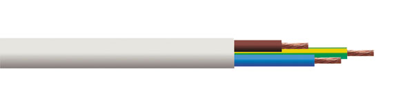 Cable electrique 3x0.5 3 fils 0,5mm2 h05vvf h05vv-f 3g0,50 mm² ø5mm (le mètre) souple secteur - ECLATS DESTOCKAGE
