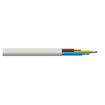 Cable electrique 3x0.75 h05vvf h05vv-f 3g0,75 mm² 3 fils 0,75mm2 ø7mm (100m) souple secteur - ECLATS DESTOCKAGE