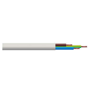Cable electrique 3x0.75 h05vvf h05vv-f 3g0,75 mm² 3 fils 0,75mm2 ø7mm (100m) souple secteur - ECLATS DESTOCKAGE