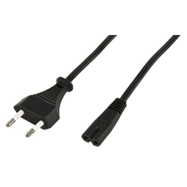 Cable electrique cordon euro male fiche en 8 2.5 m cable 704 2.5 ECLATS DESTOCKAGE