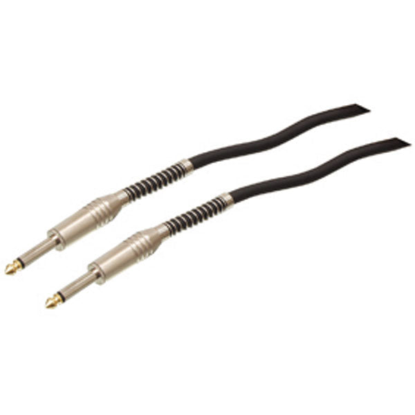 Cable guitare 6.35mm mono mâle vers 6.35mm mono mâle cable-429/6 cordon 6 metre ECLATS DESTOCKAGE