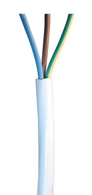 Cable h05vv-f 3g0,75 mm² 3x0.75 fil electrique souple h05vvf 3 fils 0,75mm2 ø7mm (le mètre) secteur - ECLATS DESTOCKAGE