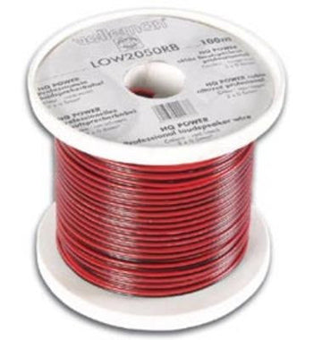 Cable haut parleur sono pa 2x0.5 hp 2x0,5mm2 100m de sonorisation low2050rb/c public adress sono pa ECLATS DESTOCKAGE