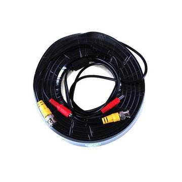 Cable longueur 10m coaxial pour camera video surveillance BNC DC ECLATS DESTOCKAGE