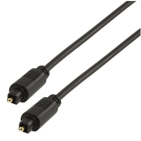 Cable optique standard toslink mâle mâle cable 620/5 plaque or cordon 5m konig ECLATS DESTOCKAGE