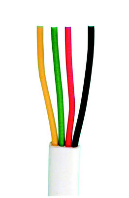 Cable telephonique 4 fils plat pour rj09, rj11, rj12 (le mètre) fil telephone ECLATS DESTOCKAGE