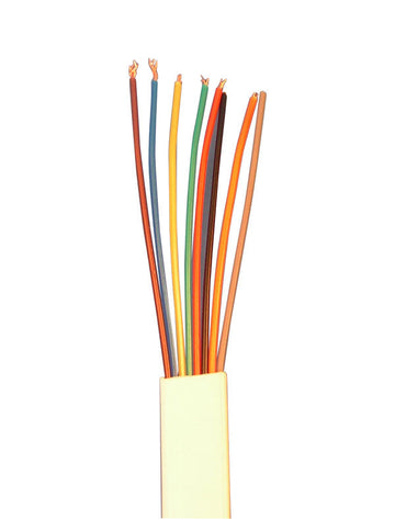Cable telephonique 8 fils plat (les 100 metres) tfc8008i fil telephone rj45 ECLATS DESTOCKAGE