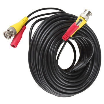 Cable type coaxial 20m 18m BNC DC rg59 pour camera video surveillance ECLATS DESTOCKAGE