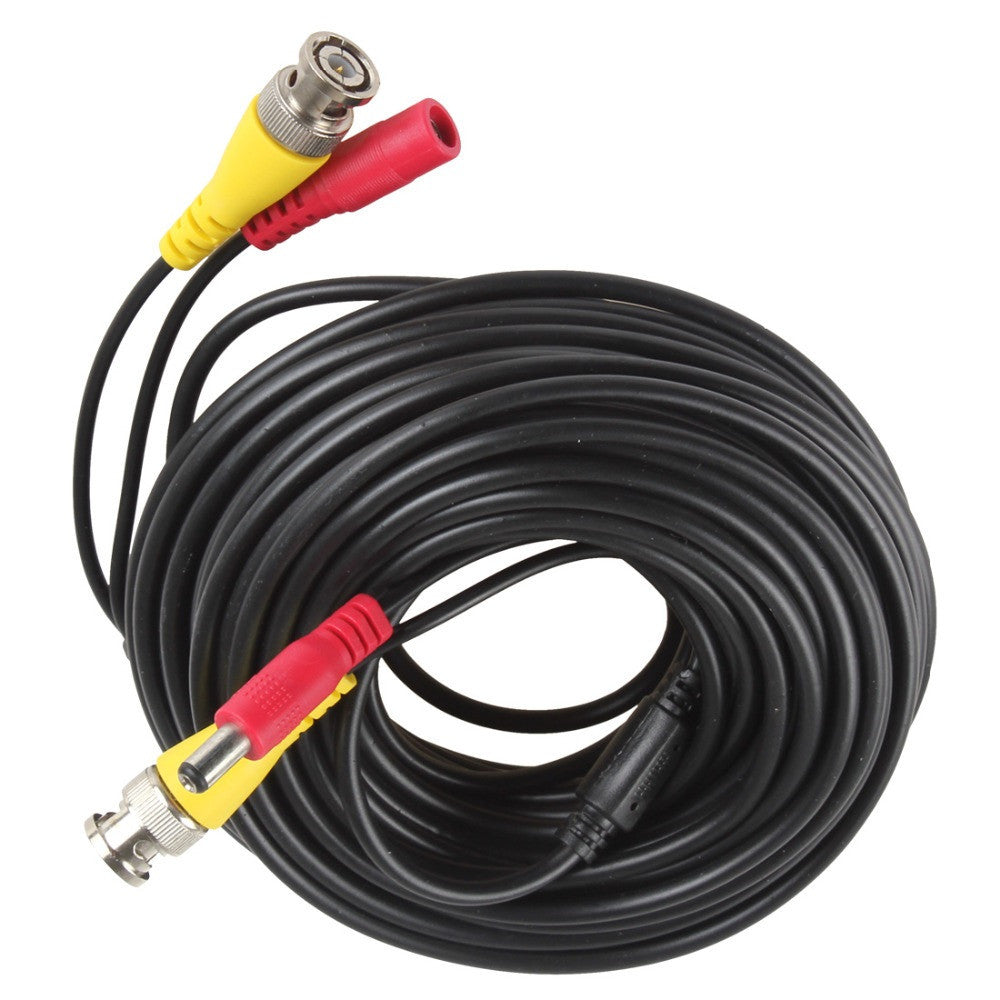 Cable type coaxial 20m rg59 BNC DC pour camera video surveillance ECLATS DESTOCKAGE