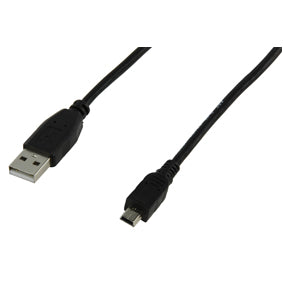 Cable usb 2.0 a 5p haut débit a mâle 5 broches 1.80 m cable 161 mini usb 5pins vitesse 2.0 noir ECLATS DESTOCKAGE