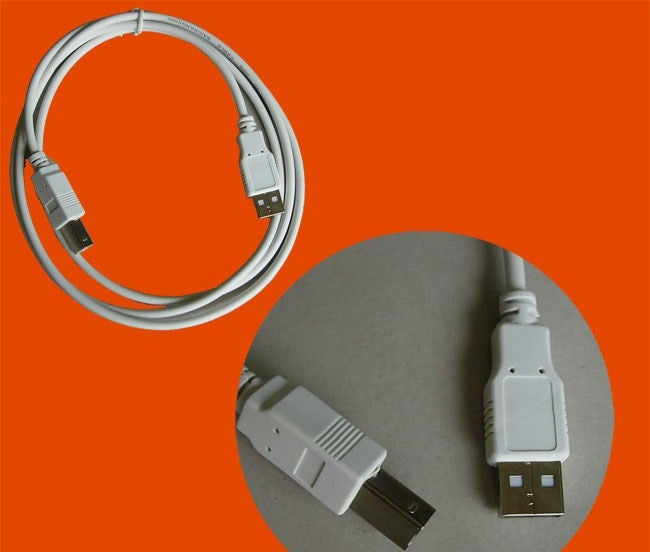 Cable usb 2.0 a mâle b mâle cordon 1.5m pour imprimante ou scanner ECLATS DESTOCKAGE