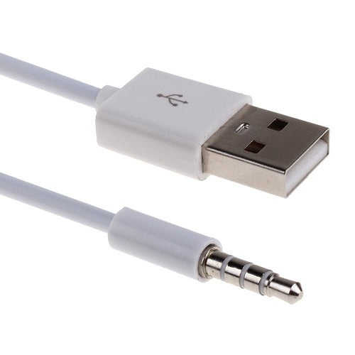 Cable usb male vers jack 3.5 audio 5cm Adaptateur Chargeur iPod MP3 ECLATS DESTOCKAGE