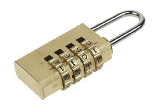 Cadenas 4 chiffres 20mm combinaison code numero fermeture ouverture securisee antivols ECLATS DESTOCKAGE