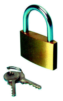 Cadenas 43mm 50mm 5cm laiton 2 clefs fermeture ouverture securisee verrou antivols serrure anti vol ECLATS DESTOCKAGE