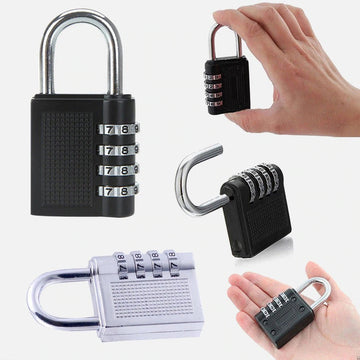 Cadenas 43mm à combinaison 4 chiffres de voyage serrure a code pour valises ECLATS DESTOCKAGE