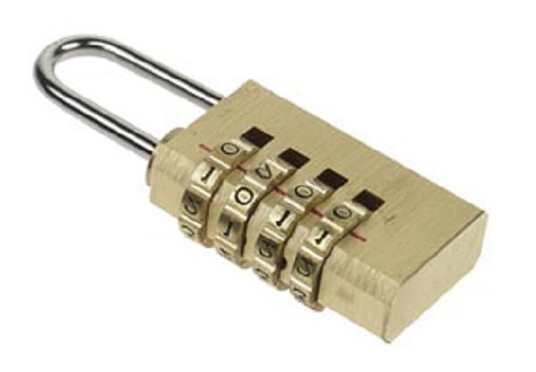 Cadenas combinaison 4 chiffres 20mm code numero fermeture ouverture securisee antivols ECLATS DESTOCKAGE