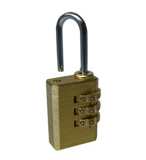 Cadenas en laiton à code 3 chiffres numero fermeture ouverture securisee antivols ECLATS DESTOCKAGE