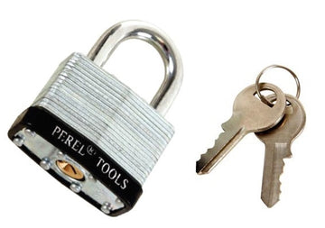 Cadenas fermeture antivols 45mm 2 clefs lamine securite verrous serrures slkl45 ECLATS DESTOCKAGE