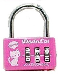 Cadenas rose combinaison 3 chiffres 25mm dodocat code numero fermeture ouverture antivols ECLATS DESTOCKAGE