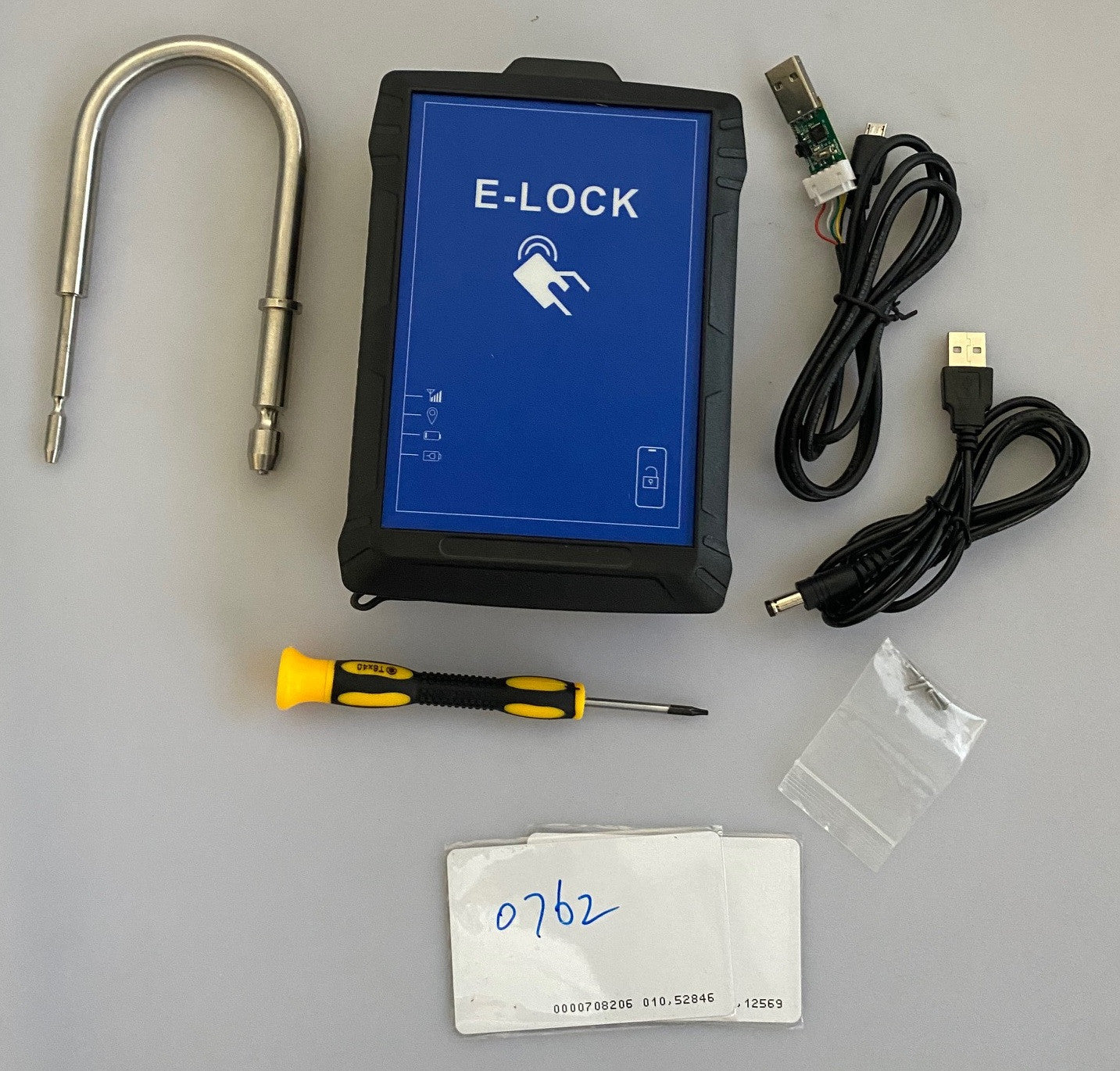 Cadenas verrou traqueur suivi gps Temps Réel Camion serrure de porte Conteneur et Voiture JT707 - ECLATS DESTOCKAGE