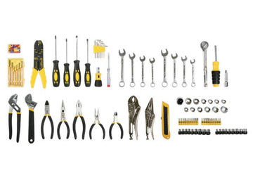 Caisse à outils remplie 99 pièces HST0099 avec contenu avec 4 plateaux amovible ECLATS DESTOCKAGE