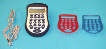 Calculatrice electronique avec affichage a 8 chiffres 2 coques de rechange ECLATS DESTOCKAGE