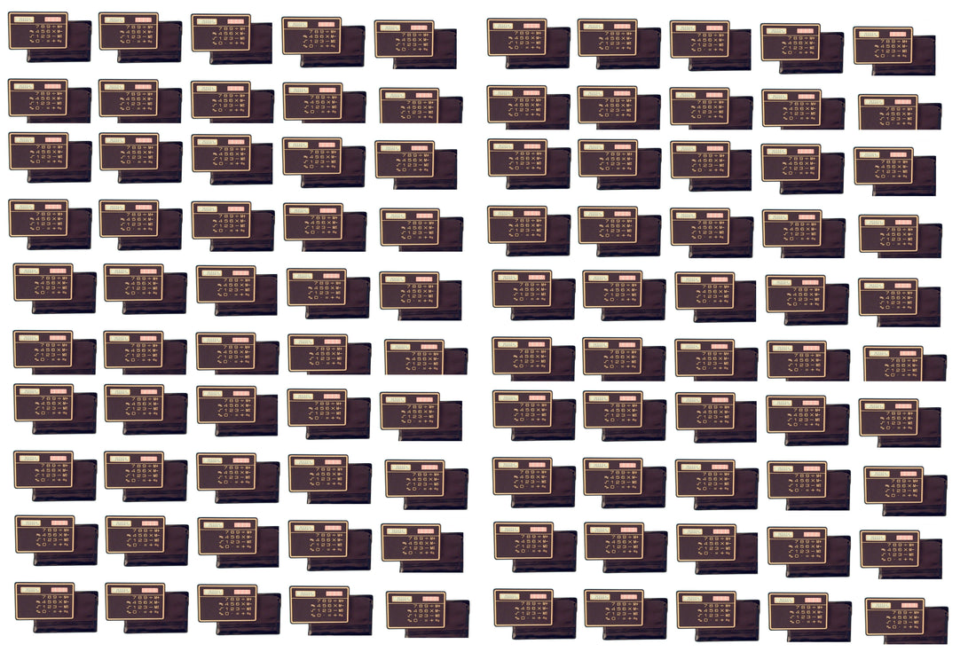 100 Calculatrice electronique solaire calculette carte de credit mince voyage compact ECLATS DESTOCKAGE