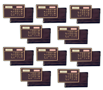 10 Calculatrice electronique solaire calculette carte de credit mince voyage compact ECLATS DESTOCKAGE