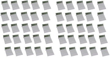 50 Calculatrices horloge universelle calculette cal9 date calendrier affichage jour mois annee alarme ECLATS DESTOCKAGE