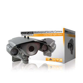 Camera cctv ir 12v etanche large bande sec-cam730 vision nocturne couleur könig ECLATS DESTOCKAGE
