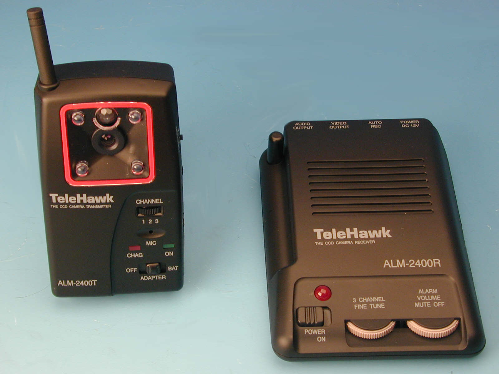 Camera couleur mini surveillance video sans fil objectif 2.4ghz 50mw 600m recepteur radio alm2400 ECLATS DESTOCKAGE