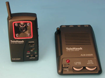 Camera couleur mini surveillance video sans fil objectif 2.4ghz 50mw 600m recepteur radio alm2400 ECLATS DESTOCKAGE