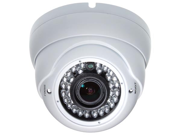 Camera dome 1/3p etanche exterieur 700 lignes sont effio 36 leds ir anti vandale varifocal ECLATS DESTOCKAGE