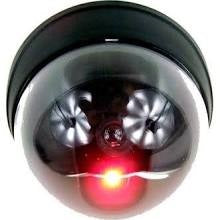 Camera dome led video surveillance clignotante alarme factice cctv interieur securite ECLATS DESTOCKAGE