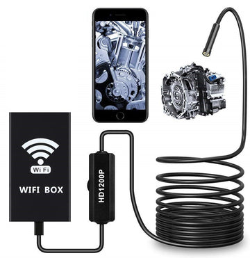 Camera endoscope 5m usb wifi sans fil 8 led pour iOS iPhone Android Windows Mac ECLATS DESTOCKAGE