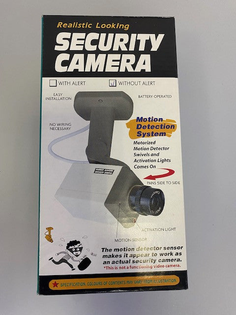 Camera factice fausse video dissuasion cachee motorisee voyant clignotant detecteur mouvement camd3 ECLATS DESTOCKAGE
