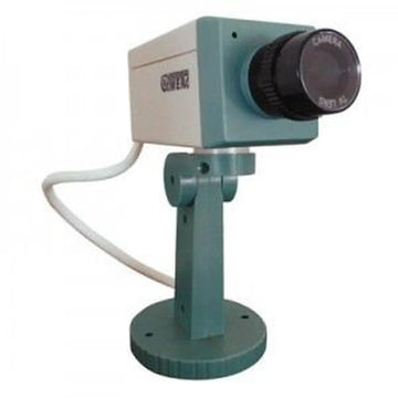 Camera fausse dissuasion video factice cachee motorisee voyant clignotant detecteur mouvement ECLATS DESTOCKAGE