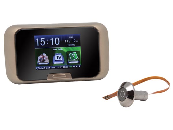 Caméra oeilleton ecran lcd 2.8" enregistreur video camset29 remplace judas porte ECLATS DESTOCKAGE
