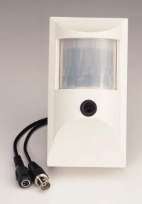 Camera surveillance video n/b 12v avc871 objectif caché dans detecteur infrarouge ECLATS DESTOCKAGE