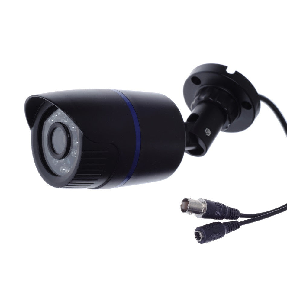 Camera video ccd couleur 12v ir 1/3 etanche 24 led 700 lignes vision nuit infrarouge surveillance ECLATS DESTOCKAGE