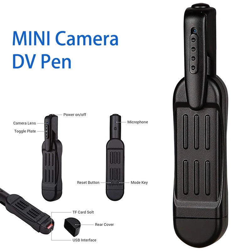 Camera video stylo 8go usb surveillance enregistrement audio discret espion espionage ECLATS DESTOCKAGE
