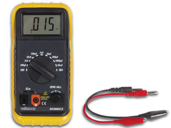 Capacimetre numerique dvm6013 0.1pf à 20mf afficheur lcd 21mm mesure capacite condensateur ECLATS DESTOCKAGE