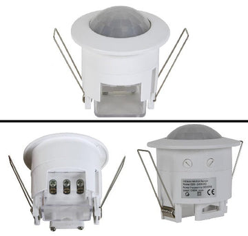 Capteur 300w detecteur de mouvement mode infrarouge 220v pir41 à encastrer ECLATS DESTOCKAGE