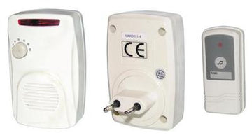 Carillon de porte sans fil 220v bouton panique etanche sonnette sonnerie alarme lx103 ECLATS DESTOCKAGE
