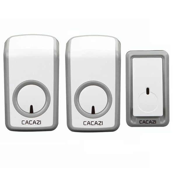 Carillon de porte 220v W-899 2 sonnette sans fil étanche 350m 1 bouton appel à distance 200m a 350m 48 sonneries prise euro ECLATS DESTOCKAGE