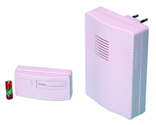 Carillon de porte sans fil electronique 220v 20/60m bouton etanche db2 sonnette etiquette radio ECLATS DESTOCKAGE