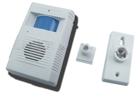 Carillon detecteur de passage autonome lk-136 radar infrarouge mouvement 24 sonnerie musique melodie ECLATS DESTOCKAGE