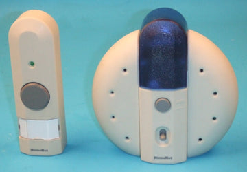 Carillon lumineux bouton de porte sans fil radio homenet domotique securite ECLATS DESTOCKAGE